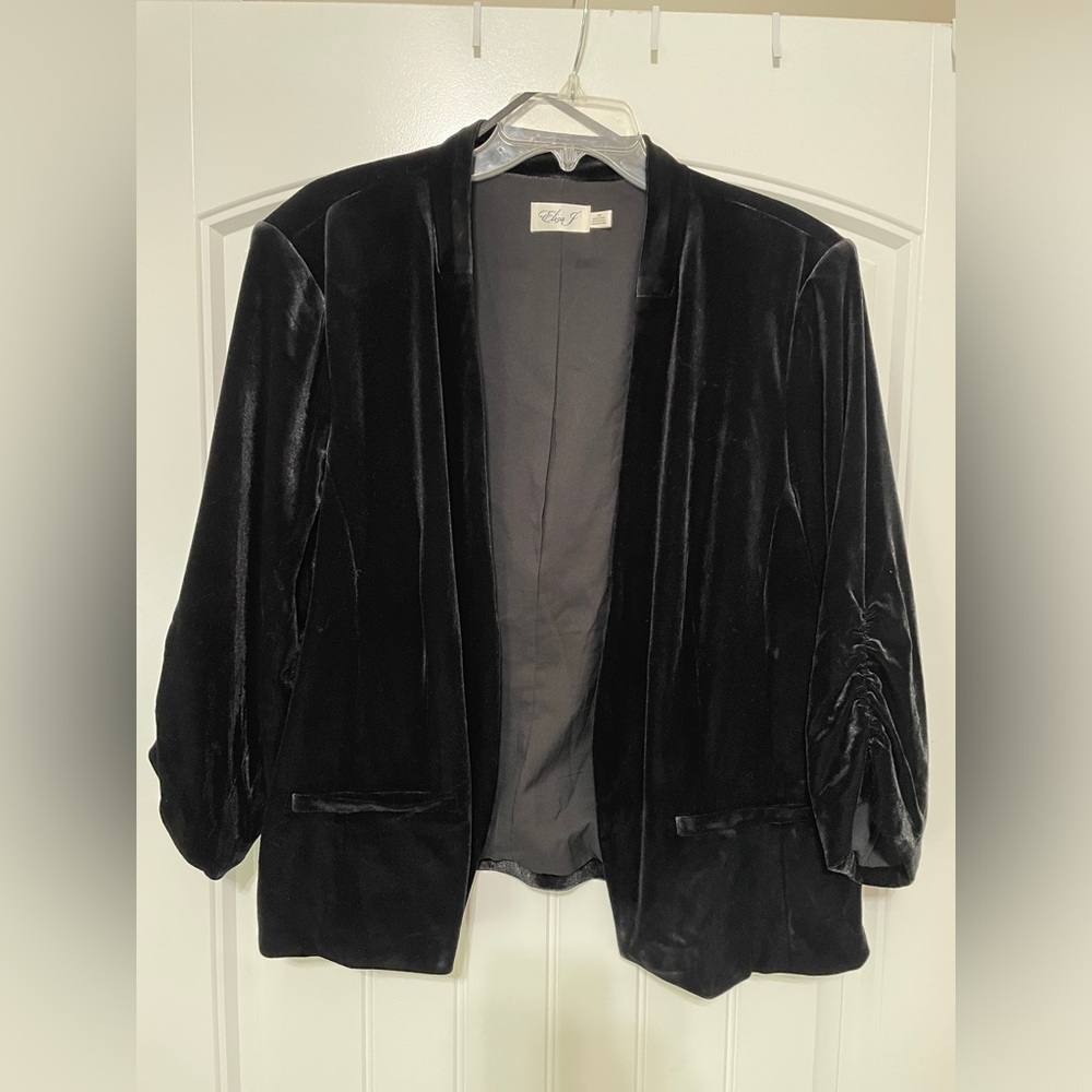 Eliza J Velveteen Jacket